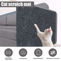 Anti Cat Scratch Mat Trimmable Self-Adhesive Carpet Mat Pad Cat Pet Scratcher Furniture Couch Corner Indoor Sofa Wall Protector Pet Shop, Pet Toys