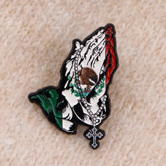 Sacred Jesus Enamel Pins Funny Cartoon Quotes Pin Badge on Backpack Women's Brooches Costume Accessories Fashion Jewelry Gifts