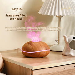 7 colores Fire Flame Wood grain aromatherapy machine humidifier Aroma Diffuser Air Ultrasonic Mist Maker Fogger Aroma Home Decor