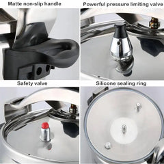 30 Quart olla de presion grande & stainless steel pressure cooker & large steamer cooking pressure canners,safety lock Explosion Kitchen Tools, Cooking Utensils