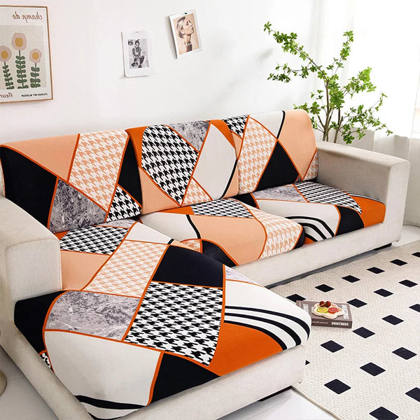 Elastic Sofa Seat Cushion Cover for Living Room Couch Cover Sofa Slipcover Armchair Seat Case Corner L-shape Washable Removable