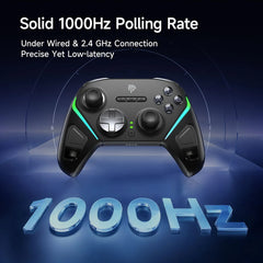EasySMX TMR Stick Controller D10 Wireless Gamepad Compatible with PC/Switch/Steam/Phone/TV, Charging Dock, Micro Triggers
