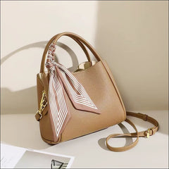 Hong Kong Luxury Genuine Leather Crossbody Bag for Women