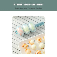 Rice Ball Mold Sushi Maker Mold Portable Kitchen Gadget Meatballs Tool for Family Gatherings Outings Travel Picnic