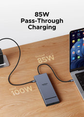 UGREEN USB HUB 4K120Hz DP Type-C to 4K60Hz 2xHDMI SD/TF RJ45 3.5mm USB3.2 Gen2 10Gbps Data for Laptop Dell HP Lenovo Accessories