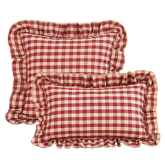 BUYNOW 1PC Two-tone Plaid Lace Pillowcase British Vintage Style Countryside Cottage Sofa Cushion Cover Home Bedroom Bed Decor