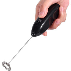 Handheld Electric Egg Beater Mini Battery Powered Milk Frother Coffee Drink Mixer Milk Foamer Cooking Essentials, Kitchen Tools