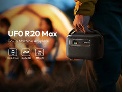 BYINTEK R20 Max Mini Projector 4K DLP Smart WiFi Android 11.0 LED 1080P Outdoor Home Theater Projectors With 15600mAh Battery