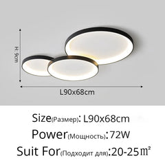 Creative Mango Living Room Lights Modern LED Ceiling Lamp Remote Dimming Bedroom Children's Study Home Decor Ceiling Chandelier