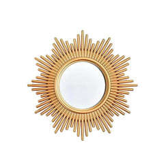 Decorative Mirror Gold Silver Hanging Mirror Luxury Modern Sun Shape Mirror Wall Decor New Home Decorations espejo зеркало 거울