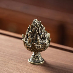 Small Xiangyun Non Stick Powder Pan Goose Pear Tent Fragrance Hainan Agarwood 42pc Pan Fragrance Alloy Incense Burner