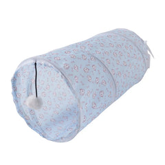 Cat Tunnel Tube Kitty Tunnel Bored Cat Pet Toys Peek Hole Toy Interactive for Indoor Cats Exercise Fun Reduce Anxiety Durable Pet Shop