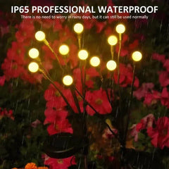 Solar Fireflies Outdoor Garden Light,  IP65 Waterproof for Yard Pathway Patio Balcony Landscape Decorative
