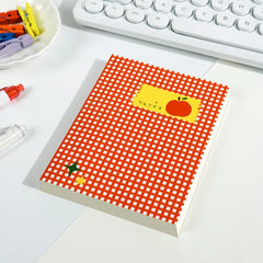 Lovely Tomato Notebook Thick Notepads with 78-96 Page Unlined Journal for Writing Drawing Sketching Journaling Mind Map