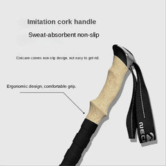 2PCS Adjustable Ultralight Trekking Poles – Quick Lock Hiking Sticks