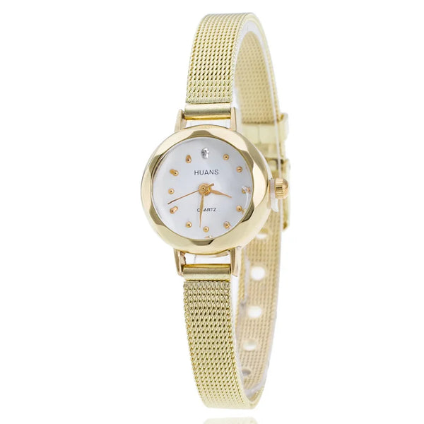 Women’s Fashion Mesh Strap Watch – Korean Style