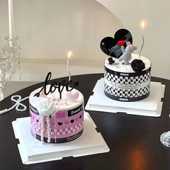 6pcs/Set Curved Cake Candles Birthday Cupcake Decorating Baby Shower Gender Reveal Candle Toppers Wedding Party Decorative