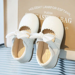 2025 Spring Autumn Little Toddler Girl Leather Dress Shoes Kids Cute Oxfords Bright Colors Girls Party Performance Dance Shoes