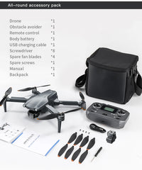 New L600 PRO MAX/PRO GPS Drone 5KM 4K Professional HD Dual Camera 3-Axis Gimbal 360° Obstacle Avoidance Brushless Quadcopter Toy