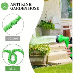 Expandable Magic Garden Hose 25–200FT – 7 Spray Functions