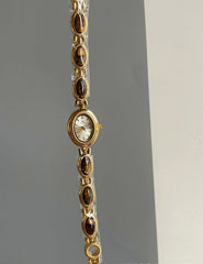 Luxury Green Jade Quartz Wristwatch for Women – Elegant Gift