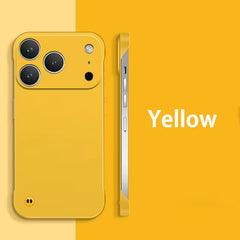 Borderless Hard PC Ultra Slim Frosted Phone Case For iPhone 17 15 16 14 13 12 11 Pro Max Plus Frameless Cover For iPhone 17 Air