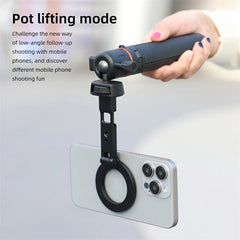 VRIG Magnetic Phone Holder Tripod Mount MagSafe Phone Stand W 1/4 Cold Shoe for iPhone 16 15 14 Samsung Phone Camera Accessories