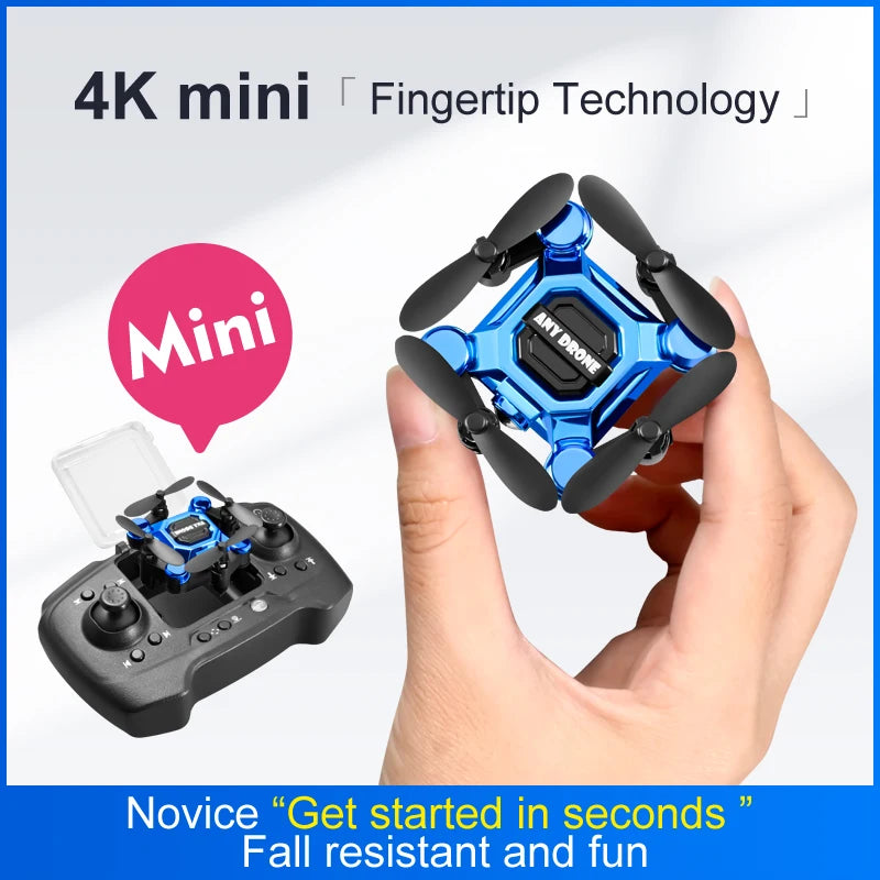 New K04 Mini Drone with Camera RC Quadcopter Altitude Hold Small Durable UAV Toy for Beginners Portable Remote Control Aircraft