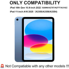 360 Rotation Keyboard Case for IPad 11 2025 A16 11 Inch Tablets Cover for IPad 11th Generation A16 Case A3355 A3356 A3354 Funda