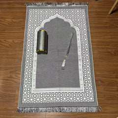 Prayer Mat Set Prayer Rug Islamic Muslim Travel Worship Blanket Outdoor Portable Muslim Pray Mat Ramadan Gifts