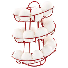 Steel Spiral Egg Dispenser Rack