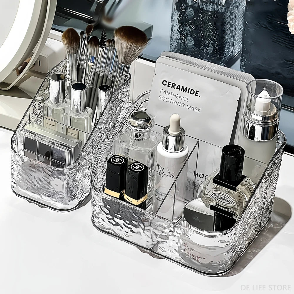 Clear Acrylic Makeup Organizer – Vanity Cosmetic Storage Box