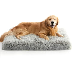 Extra Large Dog Bed, XL Orthopedic Egg Crate Foam Dog Bed with Removable Washable Cover, Waterproof Dog Mattress Nonskid Pet Shop