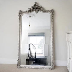 Vintage Living Room Mirrors Full Body Floor Nordic Princess Design Mirrors Full Body Gold Luxury Espejos De Piso Room Decoration