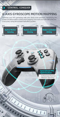 Machenike Gamepad Wireless Gaming Controller G5 Pro Elite Hall Trigger Joystick Mecha-Tactile Buttons For Switch PC Android IOS