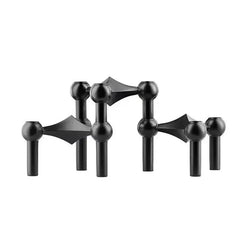 Vintage Candlestick Holders Small Stand Nordic Metal Candlestick for Stick Skinny Candelabra Set for 3 Candles Living Room Decor