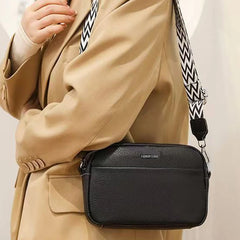 Trendy PU Crossbody Shoulder Bag for Women Stylish Design Pattern Strap Practical for Daily Casual Activities Outings