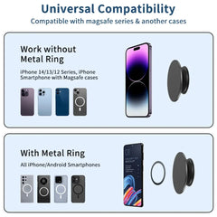 Magnetic Folding Mobile Phone Grip Holder Socket Pocket Support for Magsafe IPhone Mac Samsung Safe Ring Finger Expanding Stand