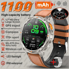 New T-Rex3 Ultra 1100mAh Battery Smart Watch GPS Track Compass IP69K Waterproof Sports tracker Outdoors Military Smartwatches