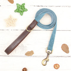 Personalized Dog Collar Leash PU Leather Dog Collars With Walking Lead Rope Free Custom Pet ID for Small Large Dogs Pug Pet Shop