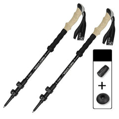 2PCS Adjustable Ultralight Trekking Poles – Quick Lock Hiking Sticks