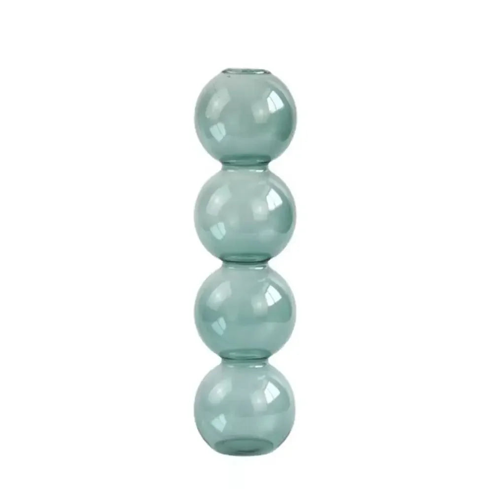 Romantic Glass Vase Modern Creative Hydroponic Flower Pot Funny Simple Spherical Flower Vase Dining Room Home Decor