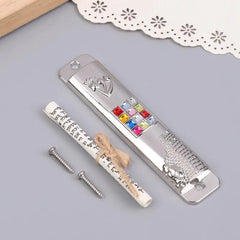 Door Metal Mezuzah Blessing Home Decoration Gift Hanukkah Decor Retro Religious Jerusalem Mezuza Case