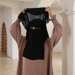 Solid Modal Jersey Instant Hijab Scarf For Muslim Woman Hijab Ladies Soft Headwraps Islamic Turban Female Headscarf