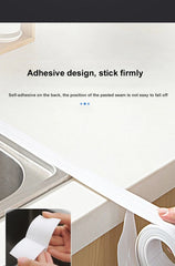 3.2M Bath Caulk Tape Self Adhesive PVC Oil-Proof Kitchen Sink Edge Corner Wall Sticker Waterproof Toilet Sealing Strip Tape