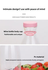 Electric Juicer Cup 6 Blades Blender Milkshake Machine USB Portable Fruit Milk Mixing Tool Mini Fresh Juice Blender Kitchen