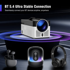 Magcubic HY450 Projector With Ultra Short Throw Auto Offset 1080P 8K Electronic Focus 900 ANSI Air Mouse Voice Assistant H726