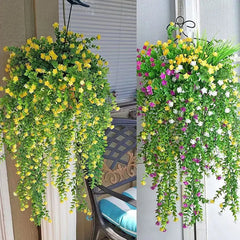 Artificial Plants Plastic Eucalyptus camellia Wedding Christmas Garden Home Outdoor UV protection Festival DIY Gift Decoration
