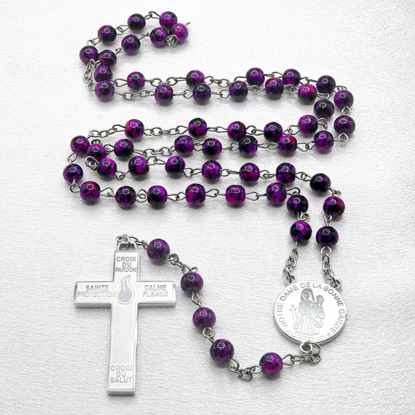 Stainless Steel Pendant of Holy Cross of Pardon and the Cross of the Sons and Daughters Marie Julie Jahenny Cross of Forgiveness
