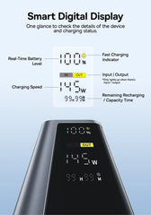 Baseus 145W Power Bank 20800mAh Dual USB A USB C PD 100W Fast Charging Digital Display Portable PowerBank for Laptop Phone Steam